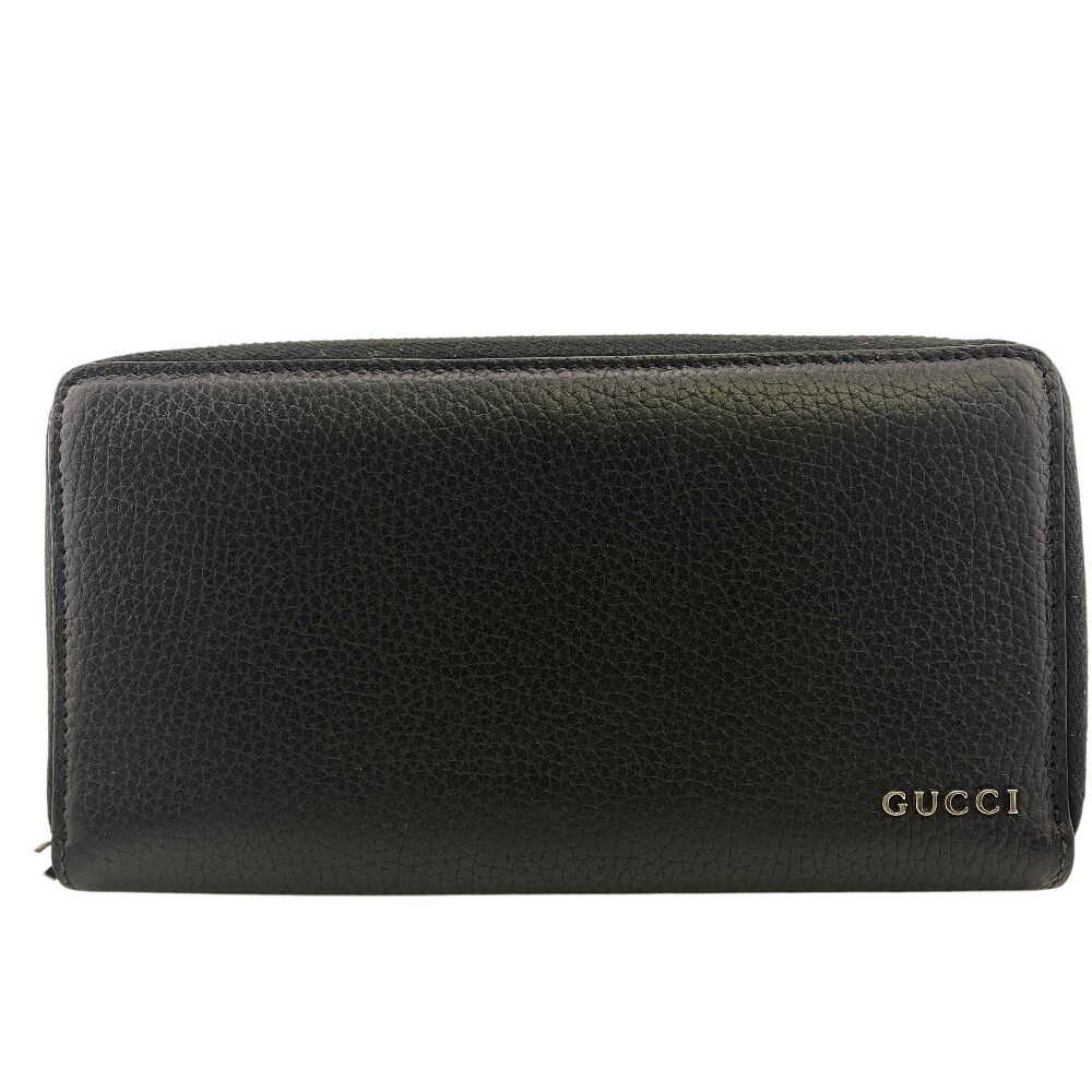 グッチ GUCCI 長財布 GUCCI ロゴ ジップアラウンドウォレット 771154 ブラック