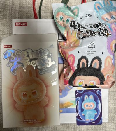 POP MART THE MONSTERS (LABUBU) Big into Energy Series Plush Pendant HOPE