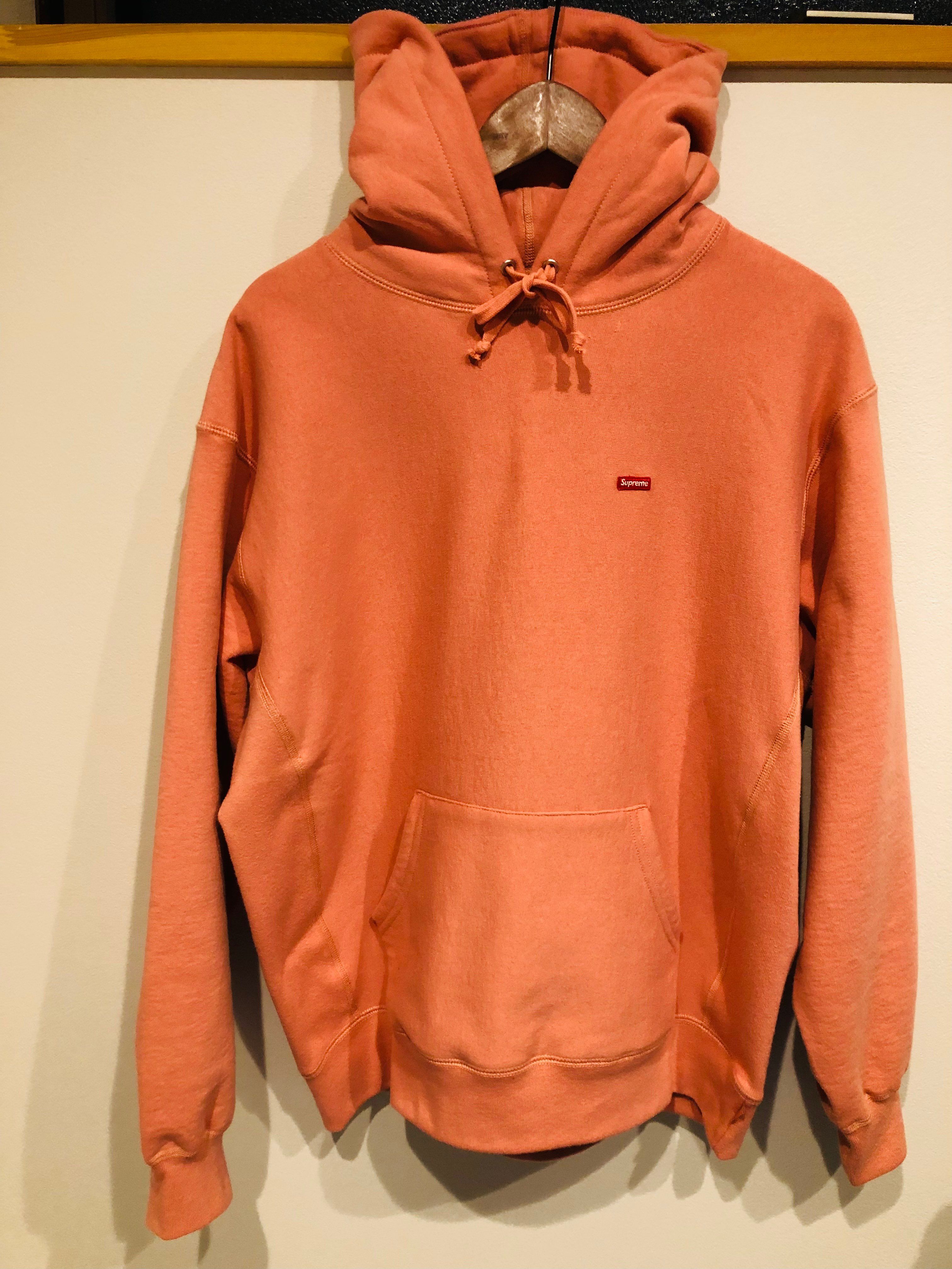 Supreme Small Box Hooded Sweatshirt "Dusty Coral" (21SS)