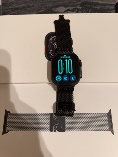 【極美品】Apple Watchultra3 49mm ブラックチタニウム