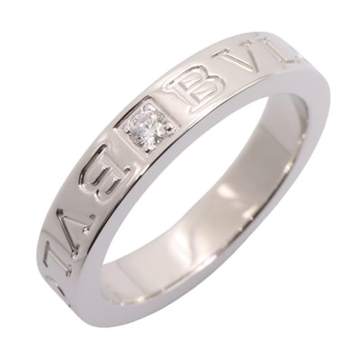 ブルガリ BVLGARI B-zero1 ビーゼロワン リング 1PD リング・指輪 ジュエリー K18WG(ホワイトゴールド) ダイヤモンド レディース シルバー系 / クリア系 【中古】