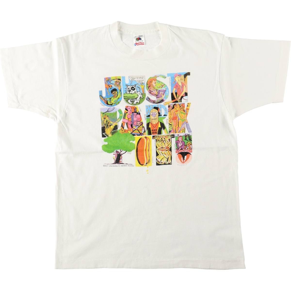 古着 90年代 フルーツオブザルーム FRUIT OF THE LOOM アートTシャツ USA製 メンズL相当 ヴィンテージ/eaa661920