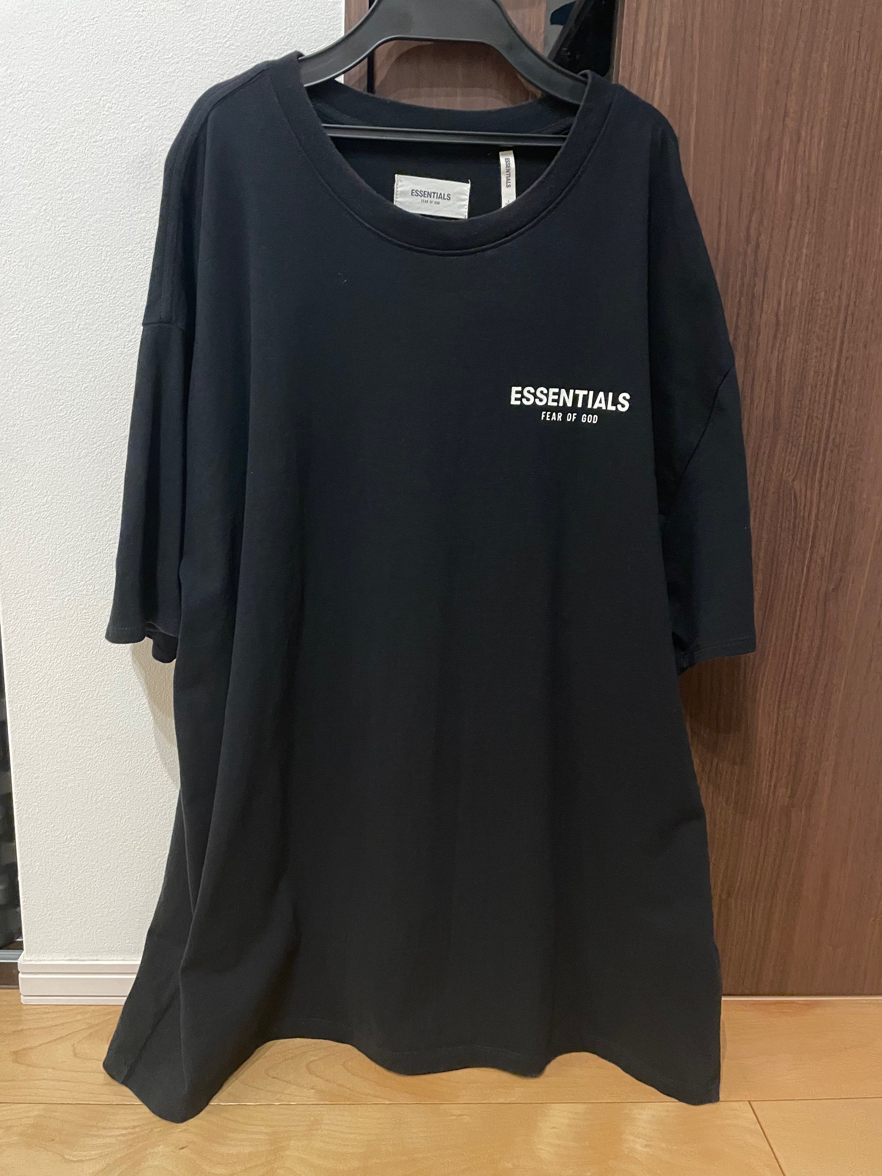 FEAR OF GOD Essentials Boxy Logo T-shirt "Black"