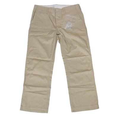 VISVIM ビズビム 5ポケット ボタンフライ チノパンツ ベージュ系 M【中古】