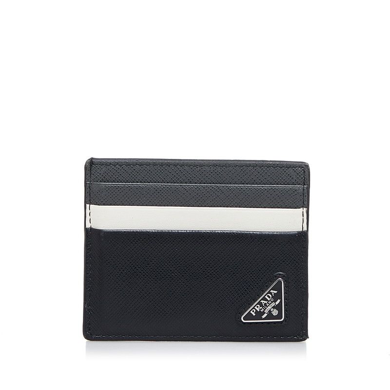 プラダ サフィアーノ カードケース レザー レディース PRADA 【1-00