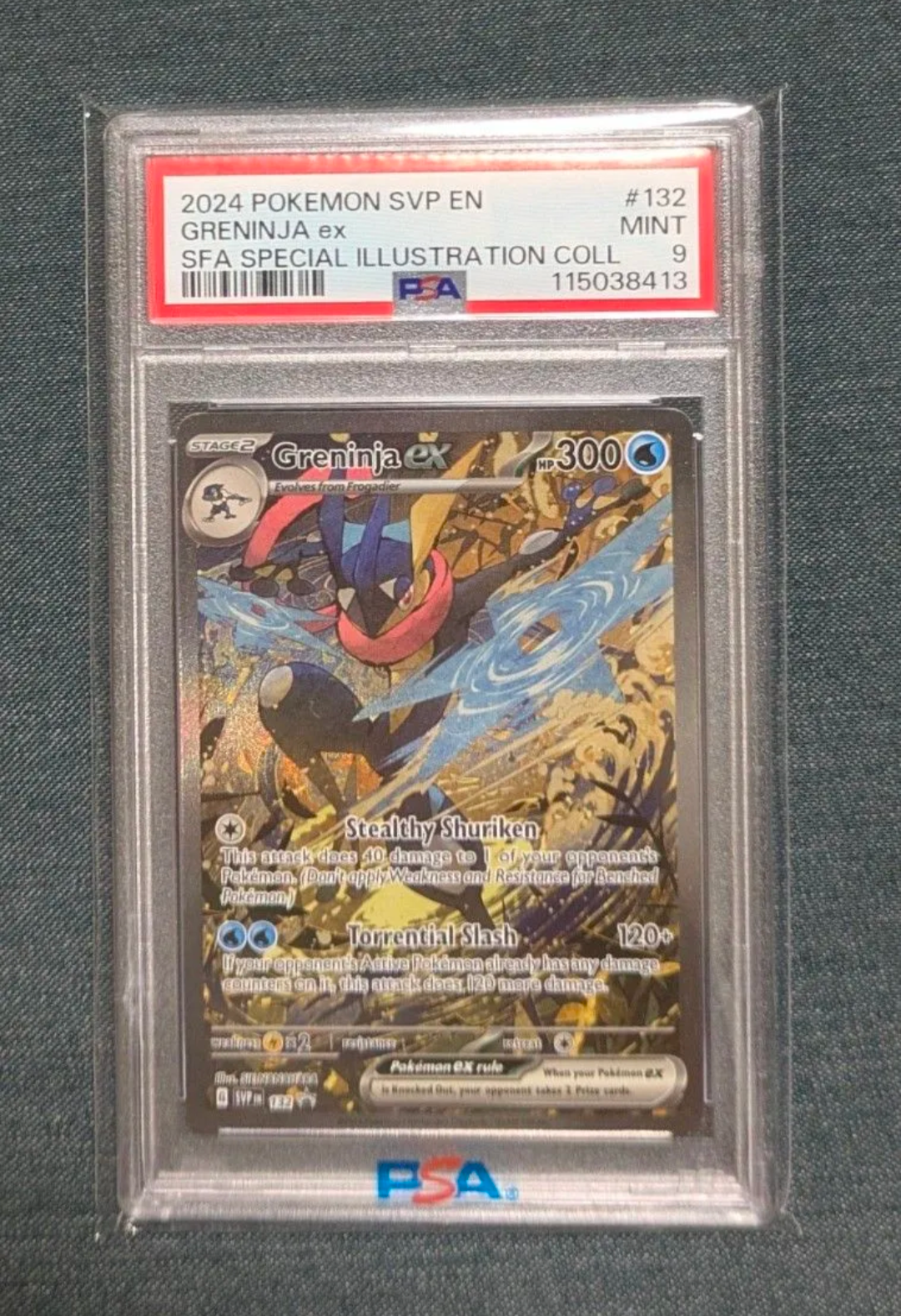 ゲッコウガex P [SVP EN 132]【英語版】(スカーレット&バイオレット「シュラウデッドフェイブル ゲッコウガex スペシャルイラストレーション コレクション」)