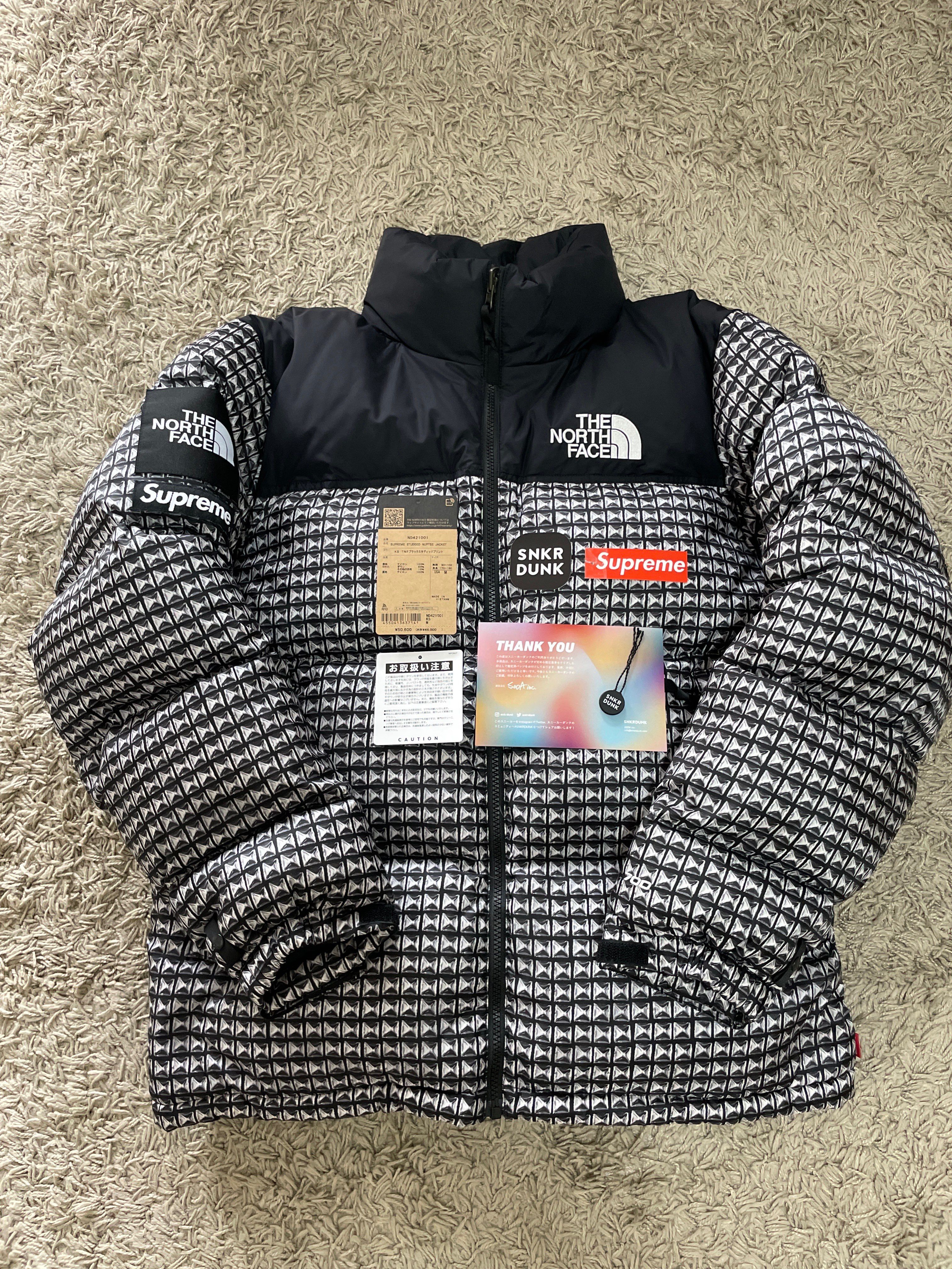 Supreme x The North Face Studded Nuptse Jacket "Black"