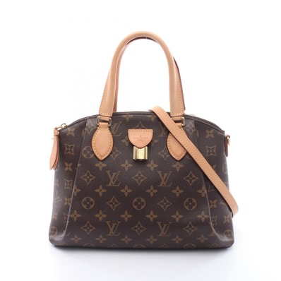 ルイ・ヴィトン LOUIS VUITTON リボリーPM 2WAY ハンドバッグ バッグ PVCコーティングキャンバス レザー モノグラム レディース ブラウン系 M44543 【中古】