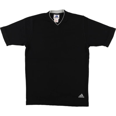 古着 90~00年代 アディダス adidas Vネック ロゴTシャツ メンズM相当/eaa578159