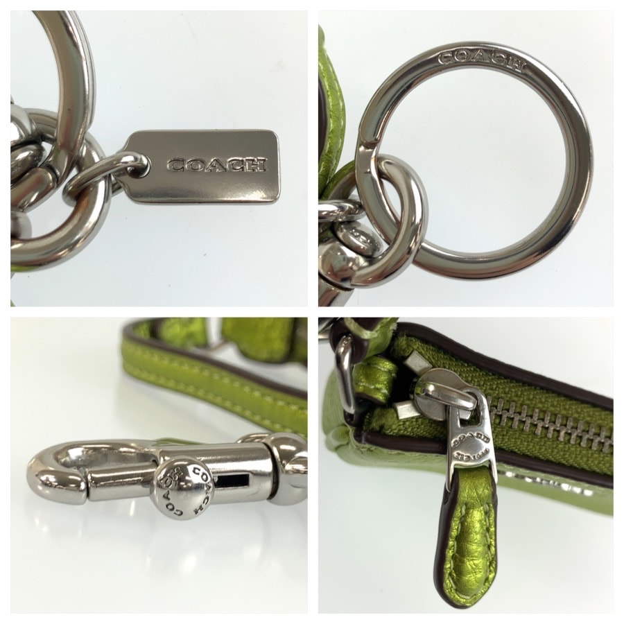 B (目立った傷や汚れなし)】美品 COACH コーチ ミニ ノリータ グリーン