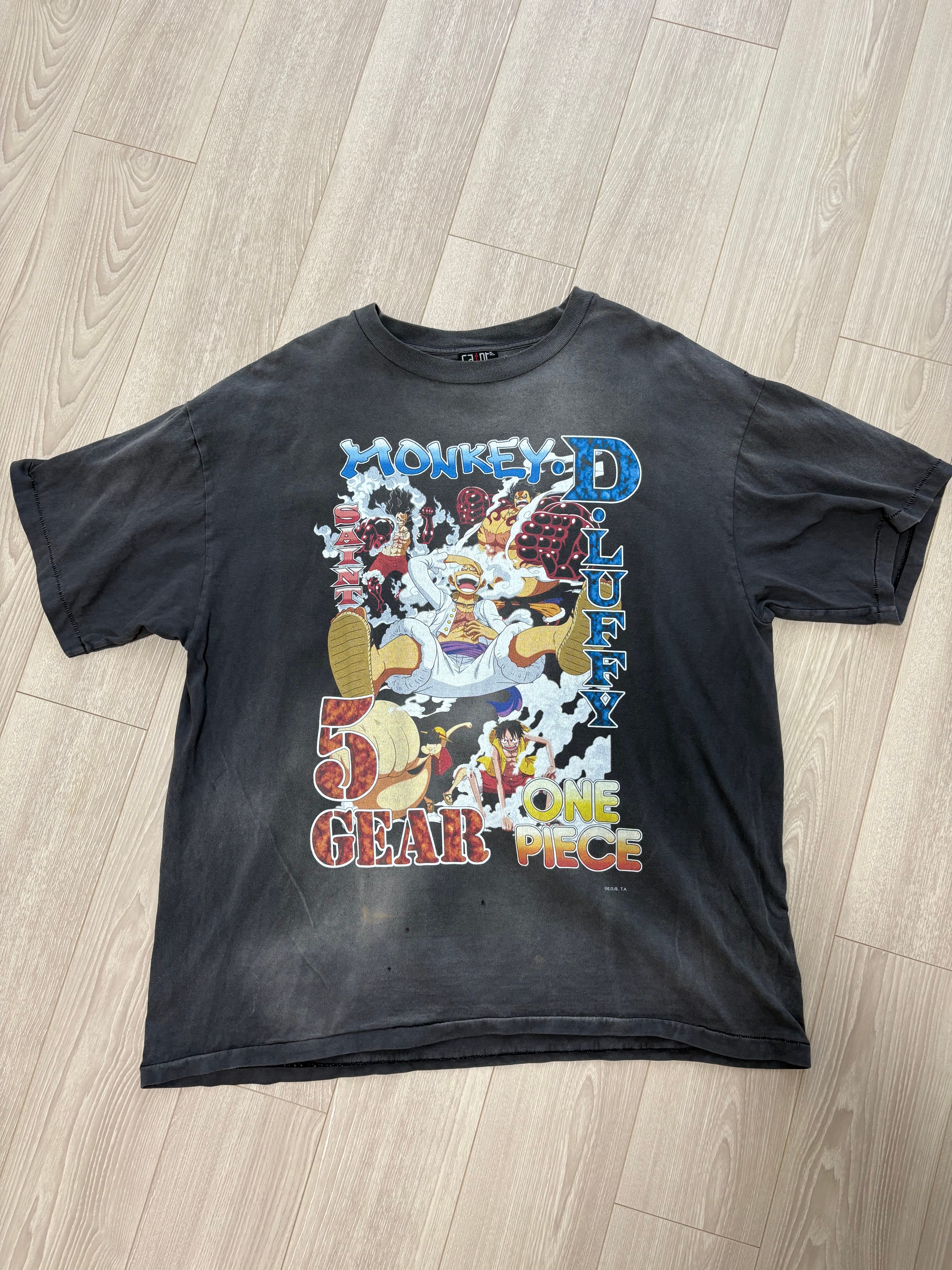 SAINT Mxxxxxx x ONE PIECE OP_SS T-Shirt/Luffy 