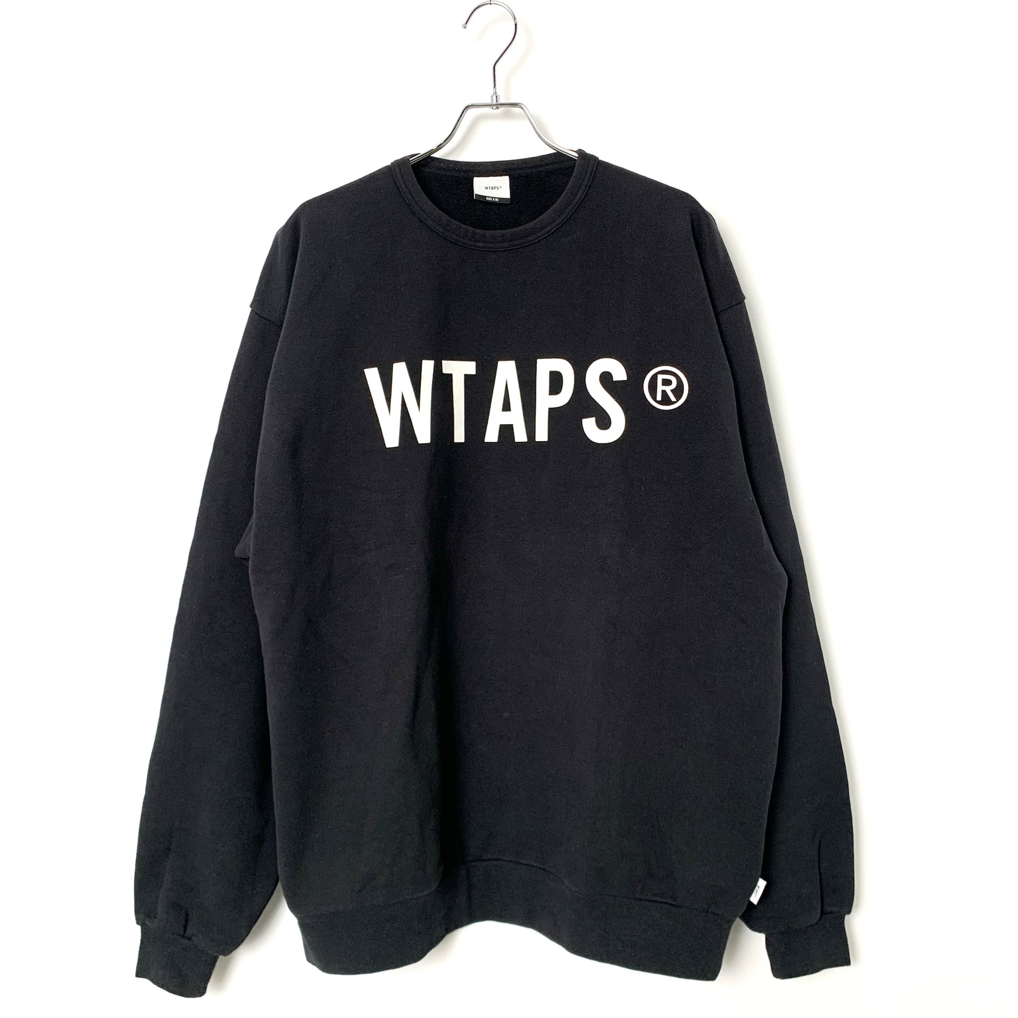 WTAPS 21AW SCREEN WTVUA CREWNECK SWEAT Black
