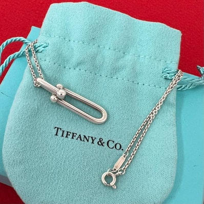 TIFFANY&Co. ティファニー ハードウェア リンク ネックレス シルバー925 ネックレス シルバー
383-9
