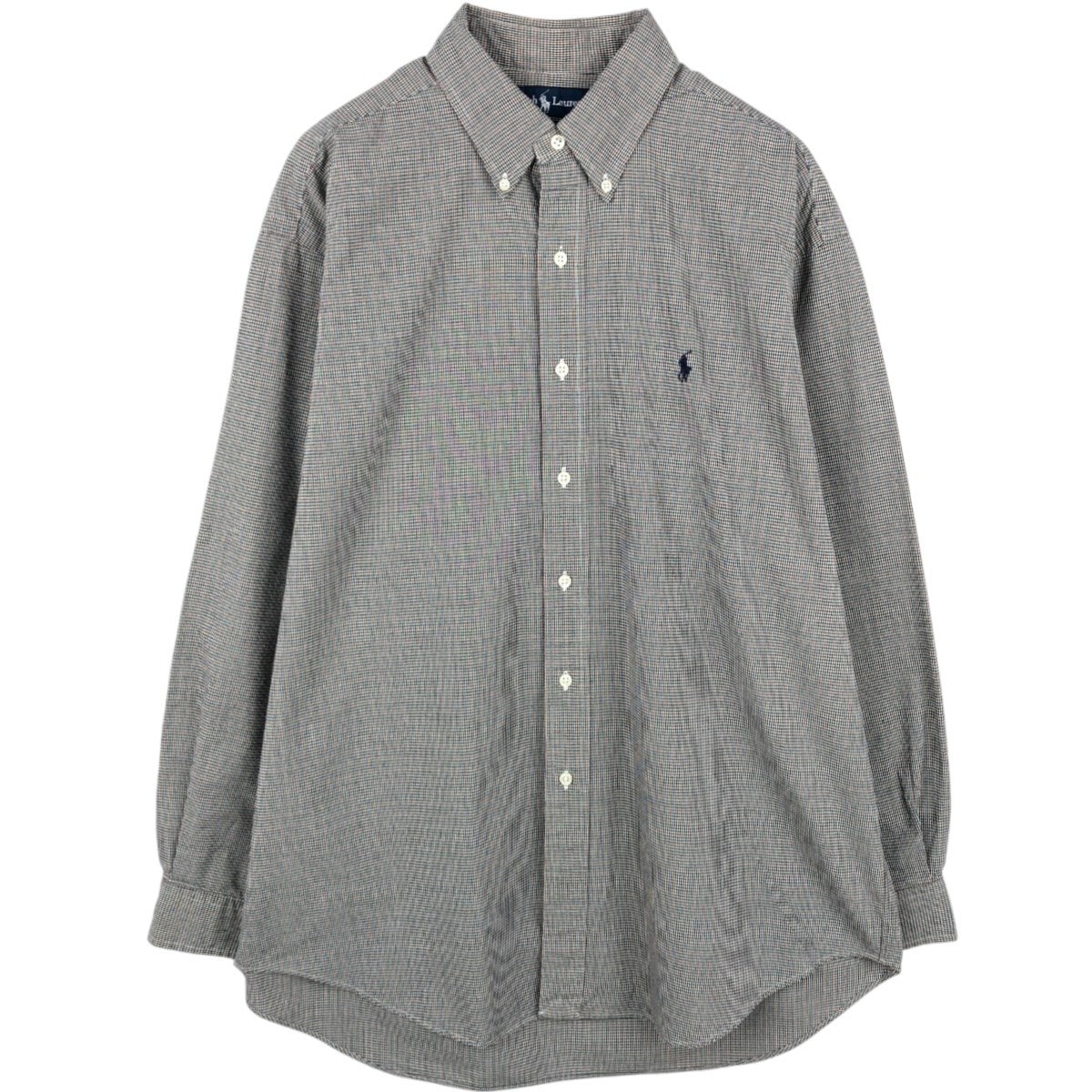 古着 ラルフローレン Ralph Lauren BLAKE 長袖 ボタンダウンチェックシャツ メンズL相当/eaa677997
