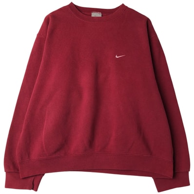 古着 00年代 ナイキ NIKE ワンポイントロゴスウェットシャツ トレーナー USA製 メンズL相当/eaa611958