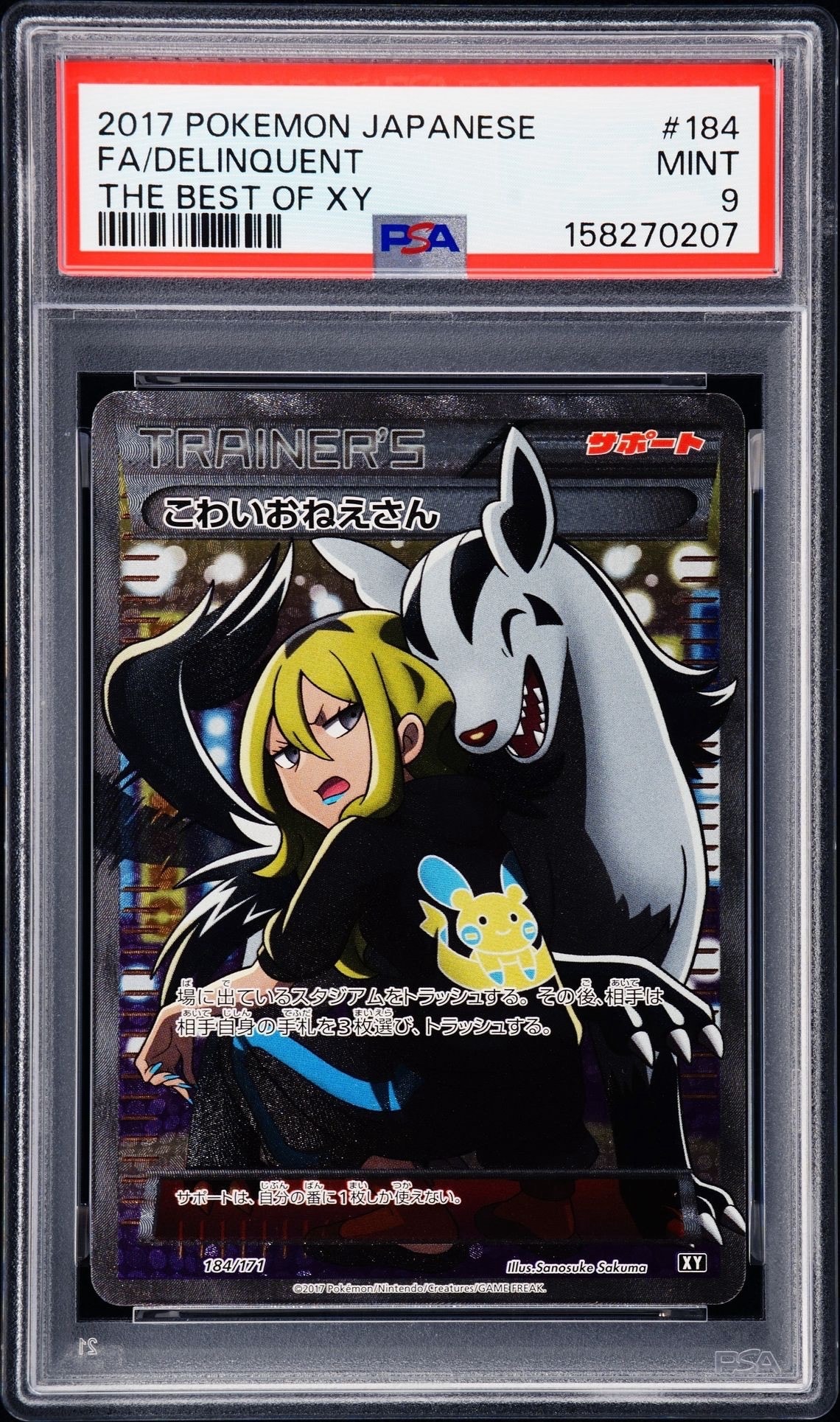 こわいおねえさん SR THE BEST OF XY サポート 184/171 PSA10】こわいおねえさん(SR仕様) 184/171 1枚の通販 1062869122