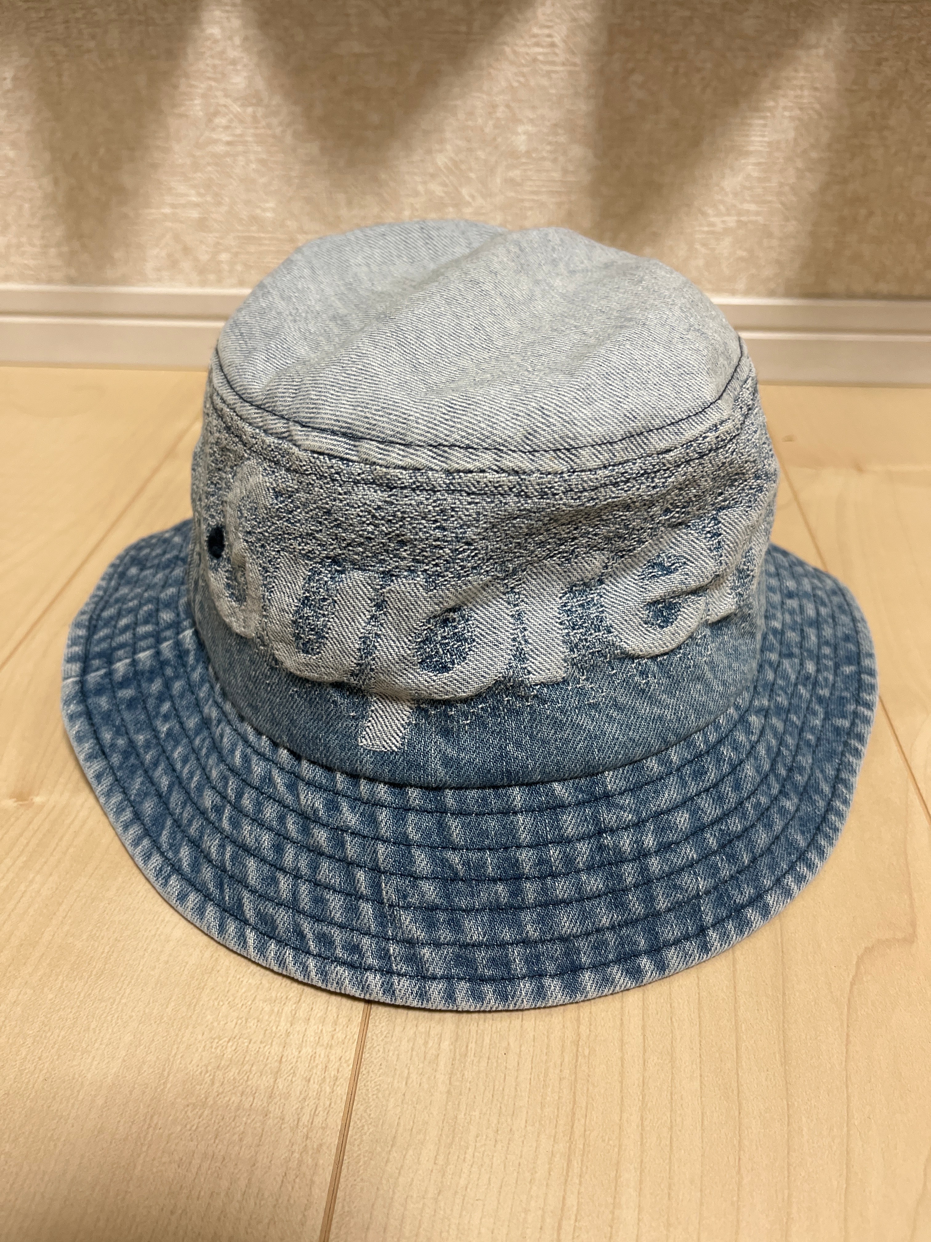 Supreme Fade Jacquard Denim Crusher "Blue"