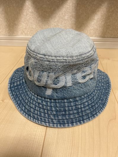 Supreme Fade Jacquard Denim Crusher "Blue"