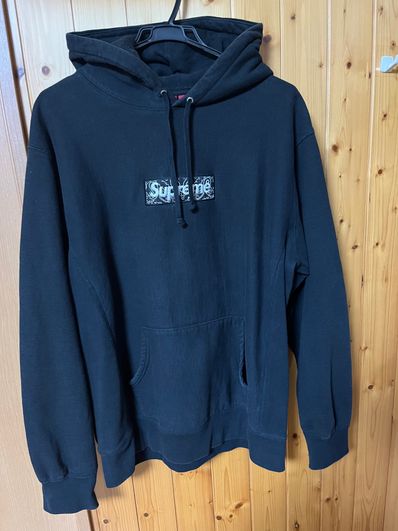 Supreme Bandana Box Logo Hooded Sweatshirt "Black"