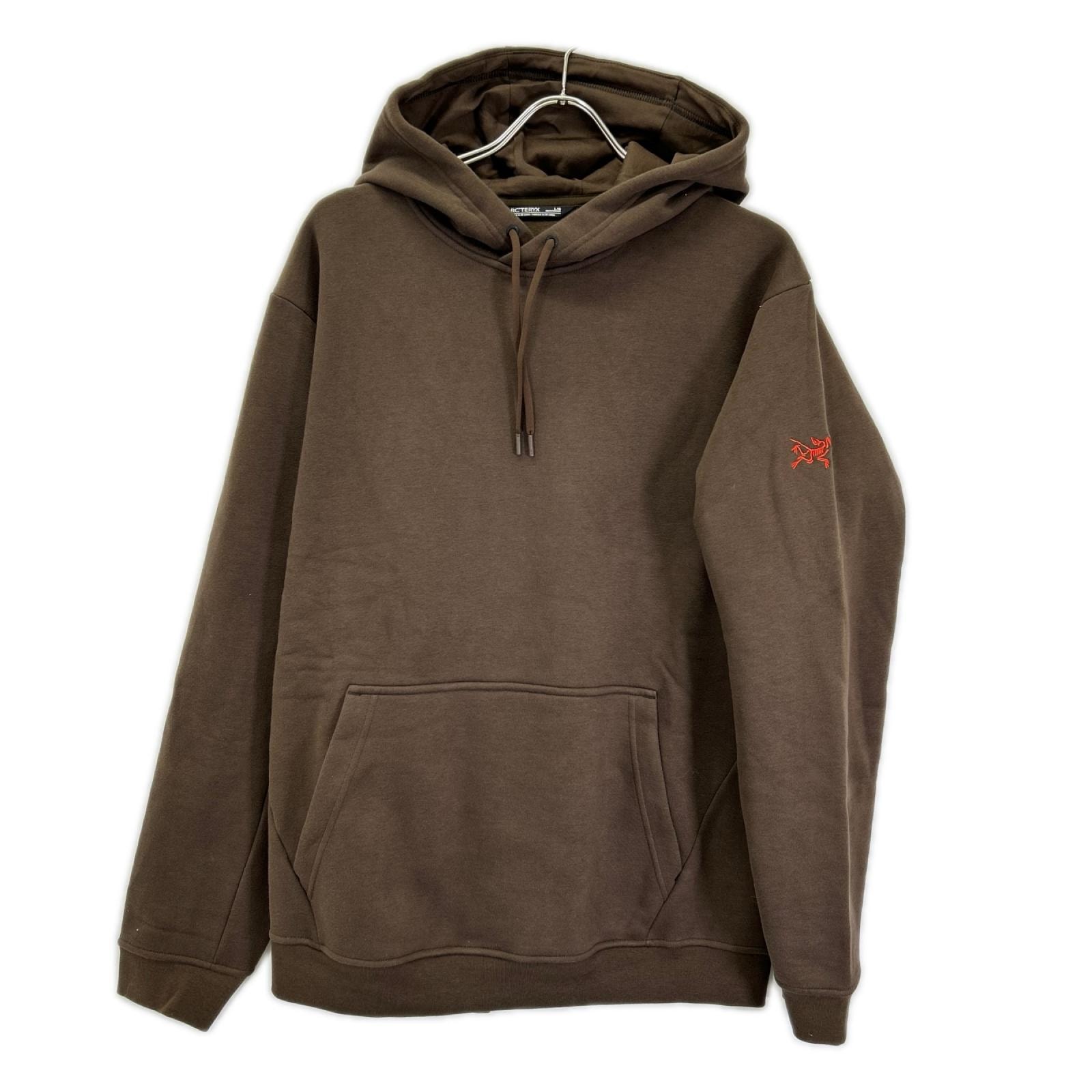 アークテリクス X000009788 ブラウン EMBLEM FLEECE HOODY L