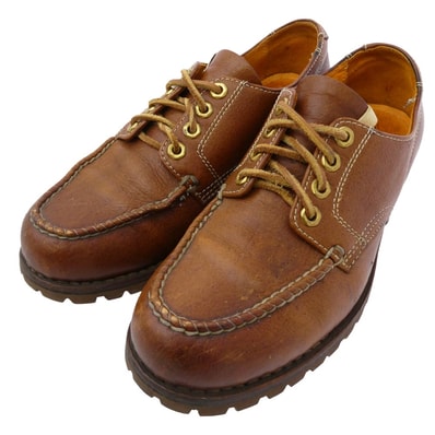VISVIM ビズビム その他靴 14AW 0114202002009 FIL 限定 SCOUT MOC TOE LO-FOLK スカウト モックトゥ ロー フォーク 4ホール モックトゥ レザーシューズ ブラウン系 9【中古】