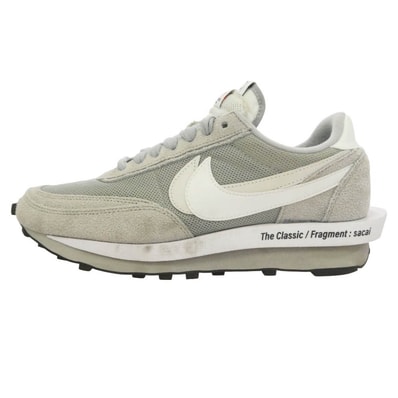 NIKE ナイキ Sacai サカイ FRAGMENT DESIGN フラグメントデザイン DH2684-001 × fragment × sacai LD Waffle Light Smoke Grey スニーカー 27.5cm【中古】