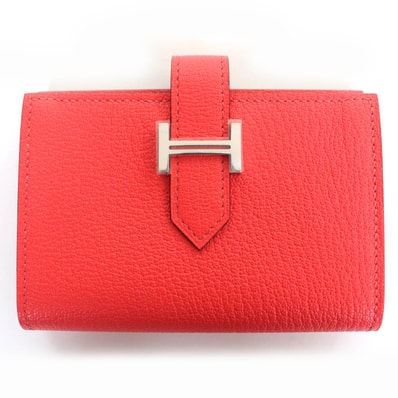 未使用品 エルメス
二つ折り財布 ベアン ミニ レディース