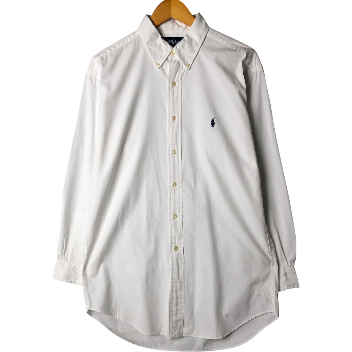 古着 ラルフローレン Ralph Lauren CLASSIC FIT 長袖 ボタンダウンシャツ メンズL相当/eaa567960