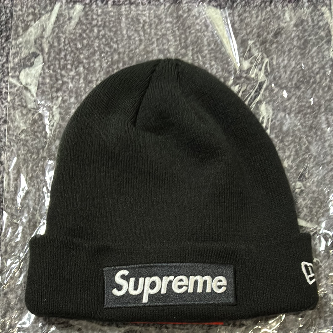 Supreme New Era Box Logo Beanie "Black" (23FW)