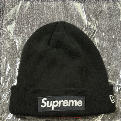 Supreme New Era Box Logo Beanie "Black" (23FW)