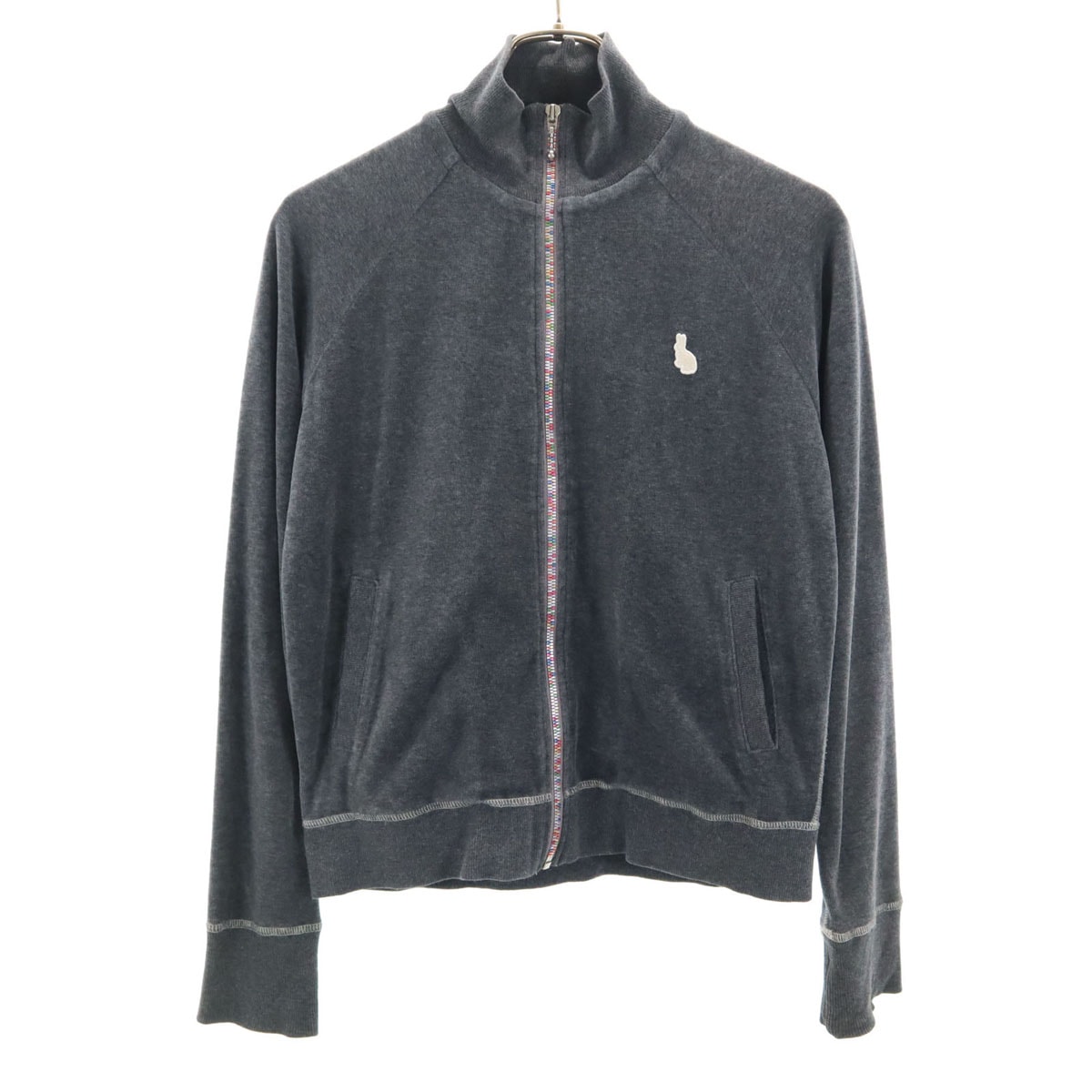 PAUL SMITH PINK ポールスミスピンク ベロア ジャケット M グレー