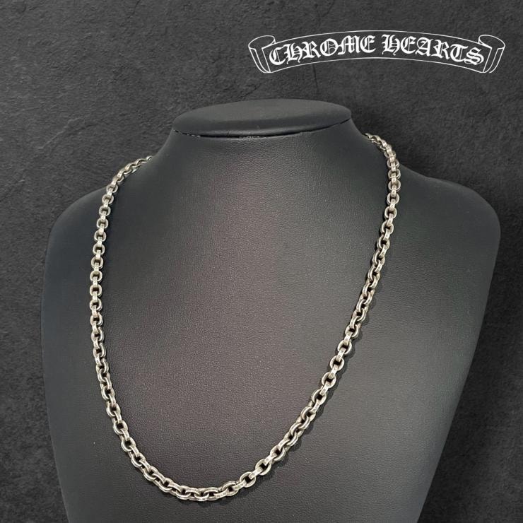 CHROME HEARTS クロムハーツ ペーパーチェーン PAPER CHAIN ネックレス 20インチ  シルバー SV925 14K ★美品★