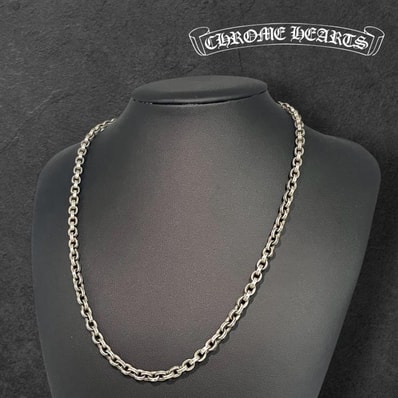 CHROME HEARTS クロムハーツ ペーパーチェーン PAPER CHAIN ネックレス 20インチ シルバー SV925 14K ★美品★