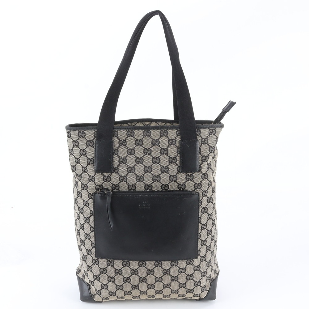■美品 グッチ GGキャンバス 019 0401 トート バッグ