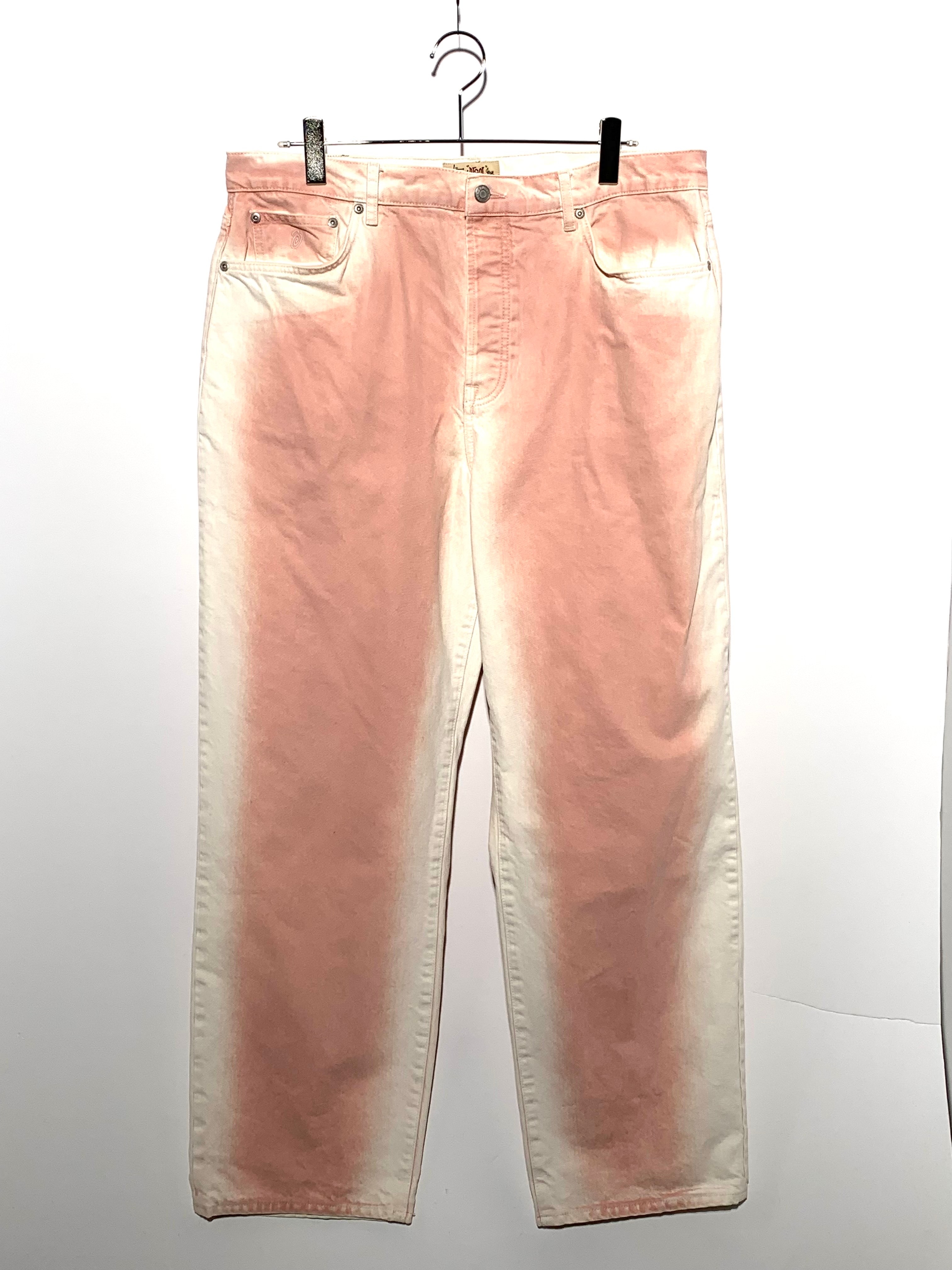 Stussy Spray Dye Big OL' Jeans "Faded Pink"