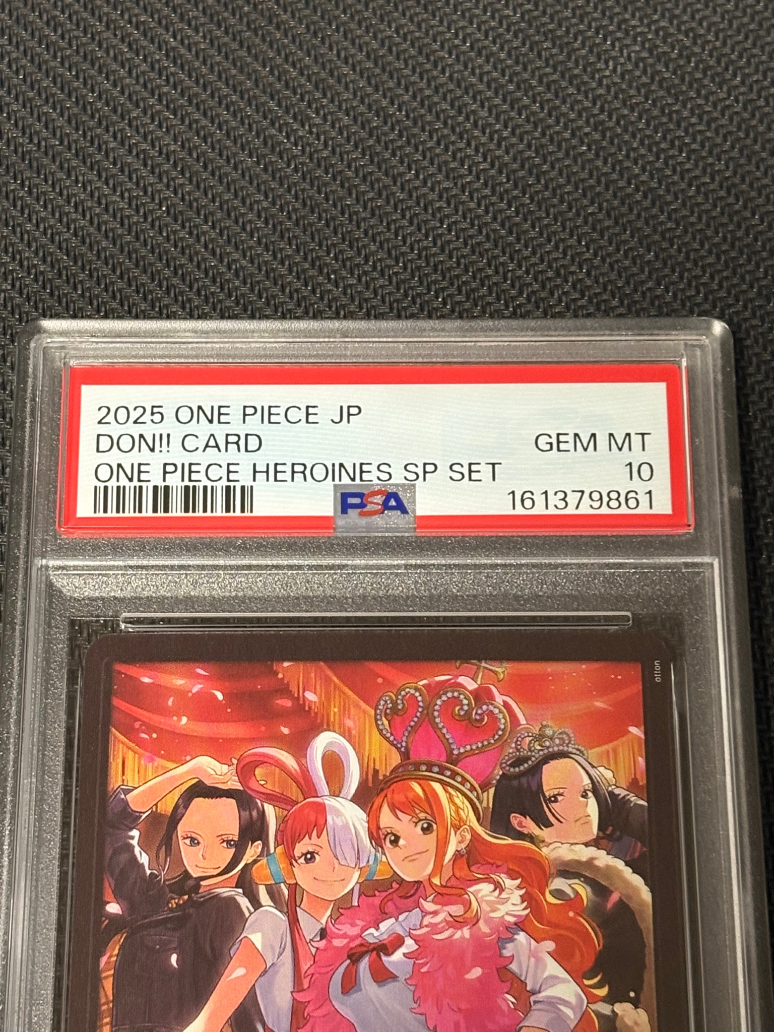 PSA10】ドン!!カード : ロビン&ウタ&ナミ&ハンコック [開封済