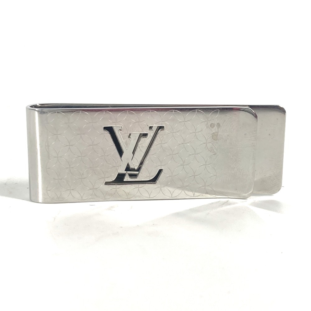 ルイヴィトン LOUIS VUITTON ビルクリップ・シャンゼリゼ M65041 札ばさみ 財布 マネークリップ メタル シルバー