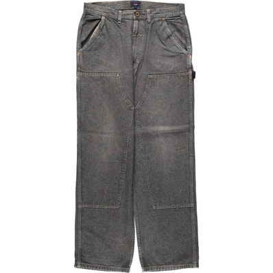 古着 90~00年代 トミーヒルフィガー TOMMY HILFIGER JEANS ダブルニー デニムペインターパンツ メンズw33相当/eaa569317