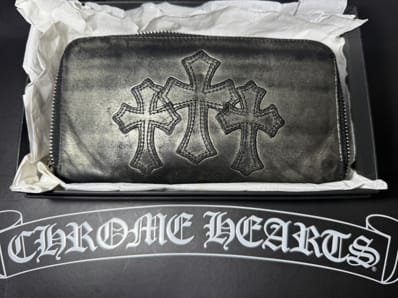 正規品!CHROME HEARTS クロムハーツ セメタリークロス ウォレット 財布