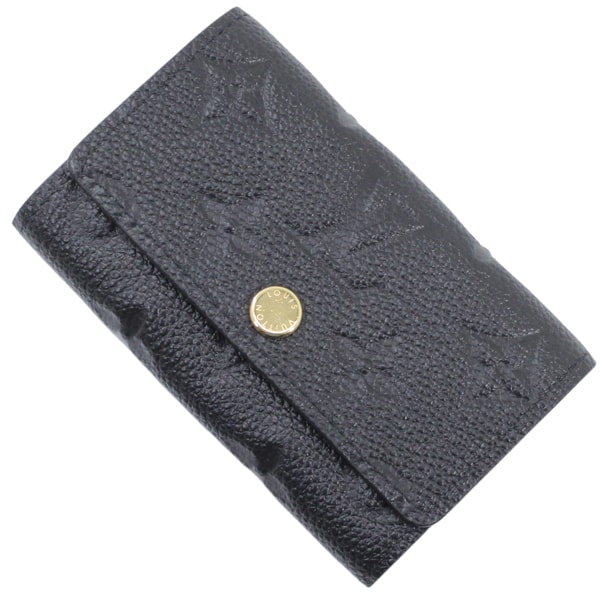 Louis Vuitton 6 Key Holder Monogram Empreinte Leather "Noir"