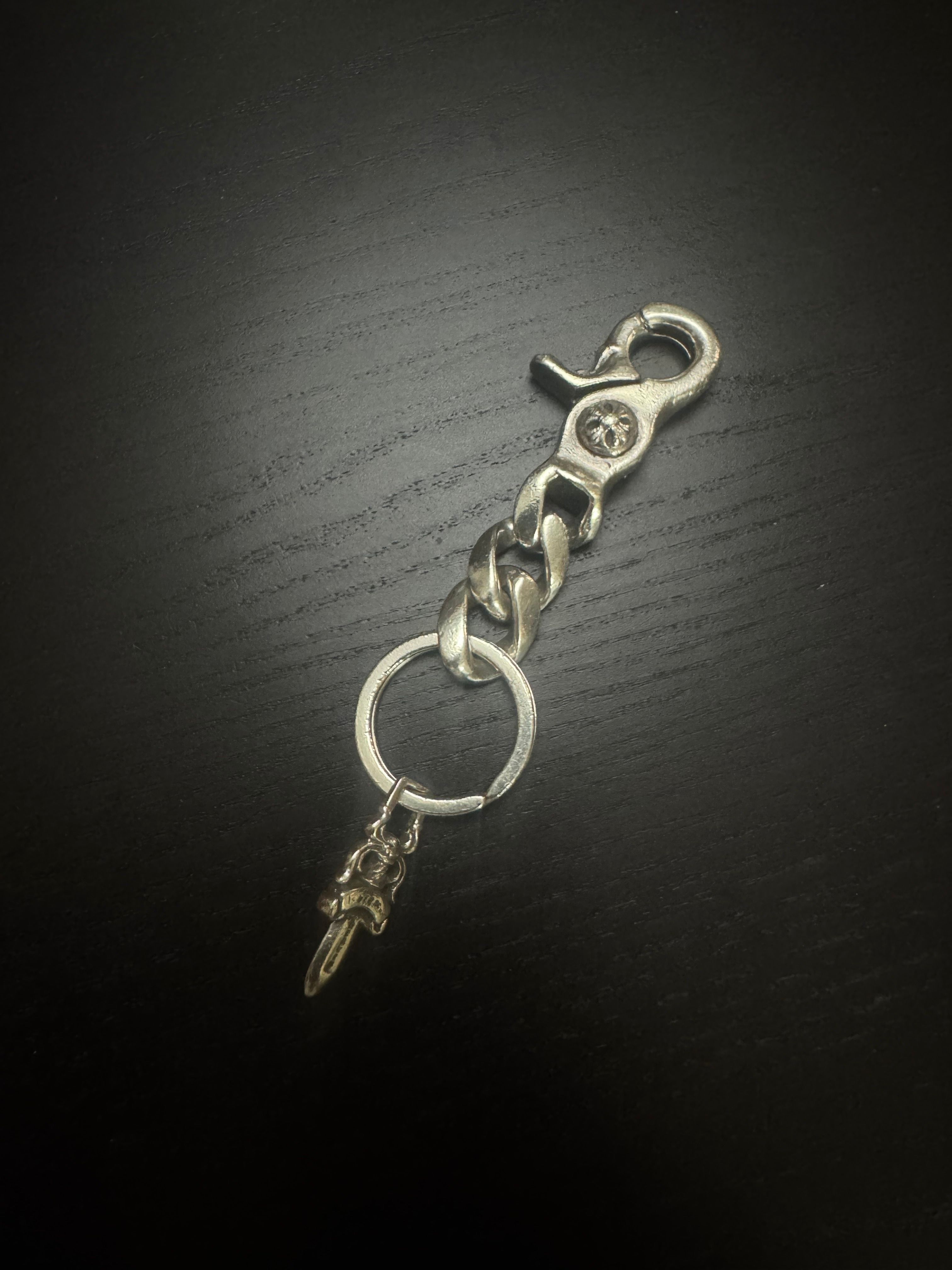 Chrome Hearts Key Ring Classic Link Short / Dagger "Silver"