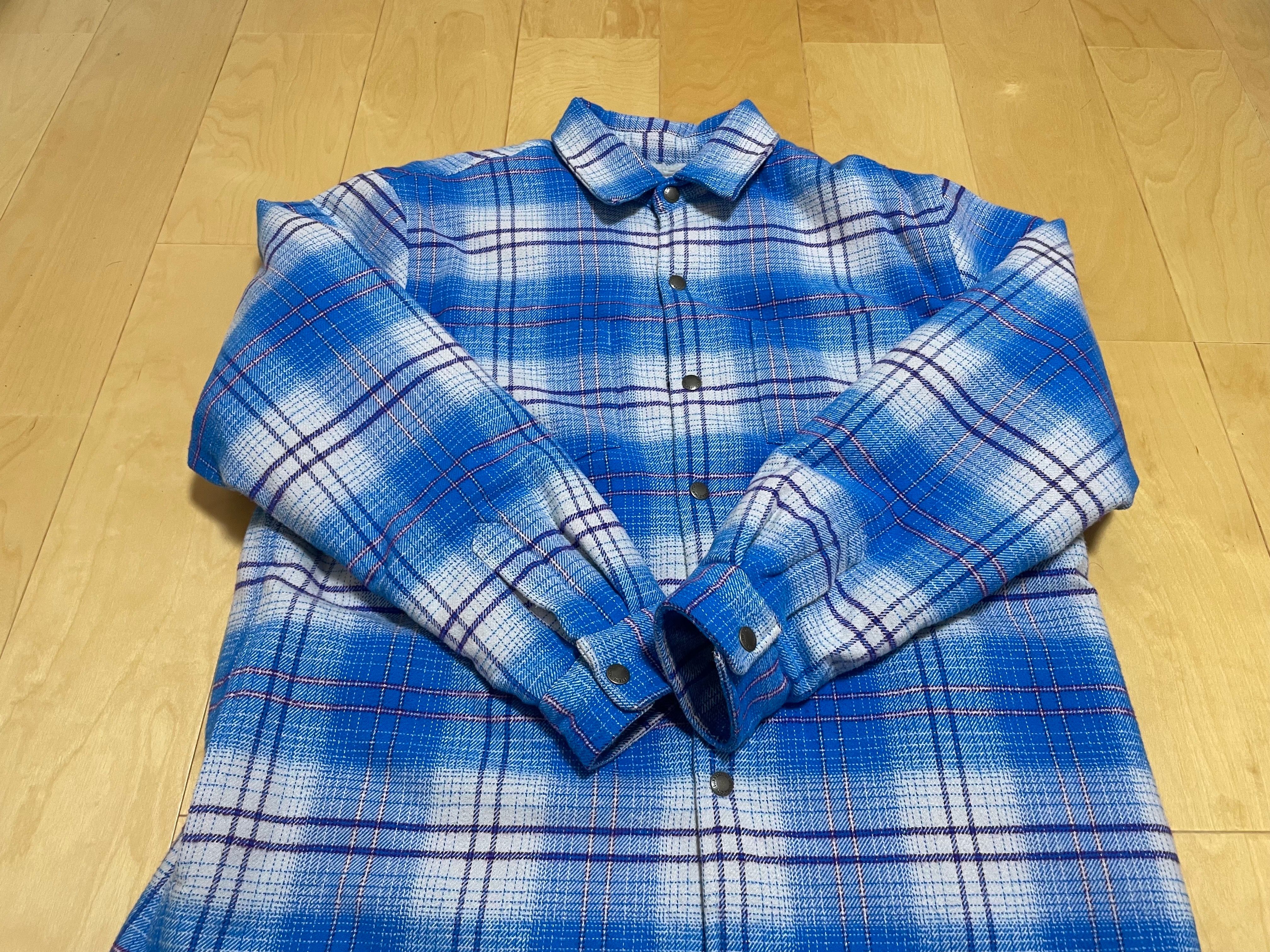 Supreme Lined Flannel Snap Shirt "Blue"