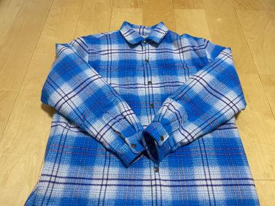 Supreme Lined Flannel Snap Shirt "Blue"