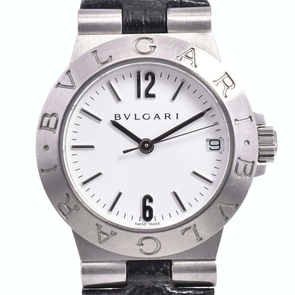 値下 ブルガリ BVLGARI LCV29S ディアゴノスポーツ デイト クォーツ レディース C#146903