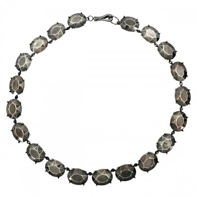 BOTTEGAVENETA ボッテガヴェネタ ネックレス ビジュー アクセサリー メンズ 約45.8g【中古品】