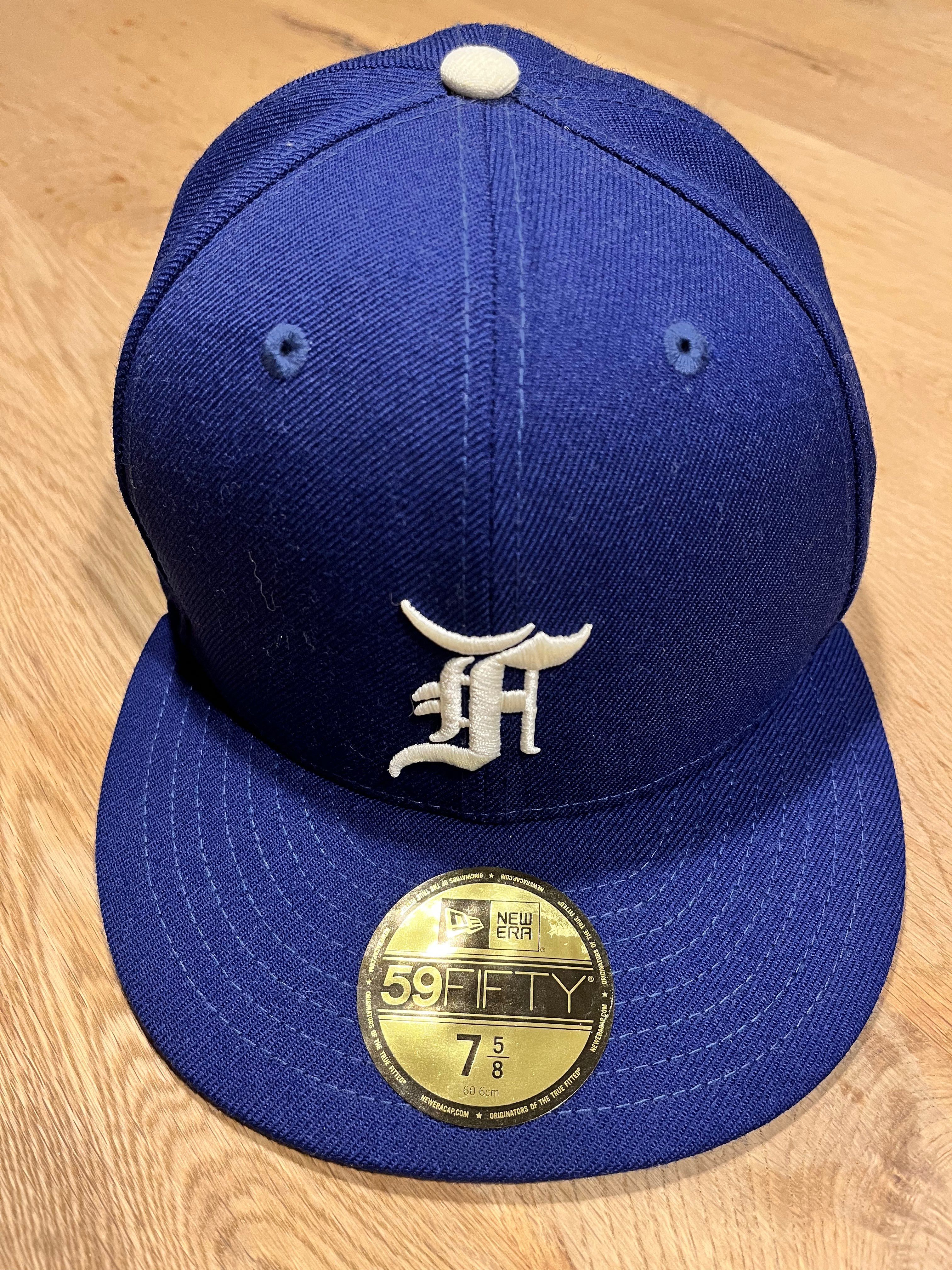NEW ERA FEAR OF GOD ESSENTIALS 59FIFTY F LOGO WORLD SERIES Under Visor "Royal"