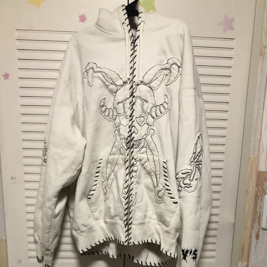 Supreme x Y's by Yohji Yamamoto Zip Up Hooded Sweatshirt "White"