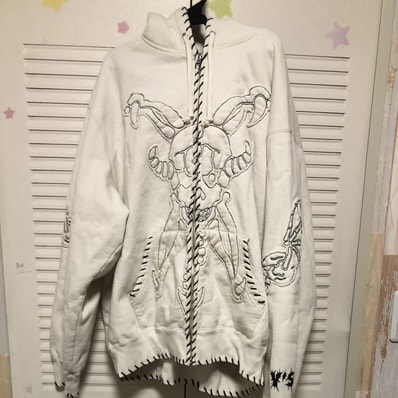 Supreme x Y's by Yohji Yamamoto Zip Up Hooded Sweatshirt "White"