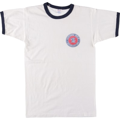 古着 80年代 チャンピオン Champion トリコタグ NRA 全米ライフル協会 リンガーTシャツ USA製 メンズM相当 ヴィンテージ/eaa566758