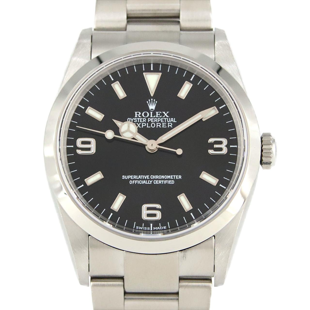 ROLEX Explorer I "Black/Stainless Steel"